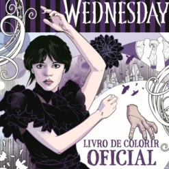 Wednesday Livro de Colorir Oficial de Mike Meskin